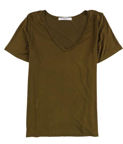 プロジェクトソーシャルT Project Social T Womens Ricki Cupro Voop Basic T-Shirt Brown Small レディース