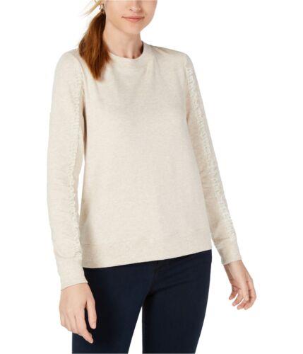 maison Jules Maison Jules Womens Lace Trim Sweatshirt fB[X