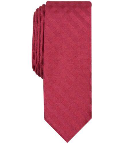 IWiyM Original Penguin Mens Wefald Skinny Check Self-tied Necktie Red One Size Y