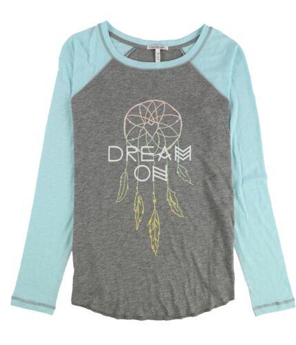 P.J. Salvage Womens Dream On Raglan Pajama Sleep T-shirt Blue Medium レディース