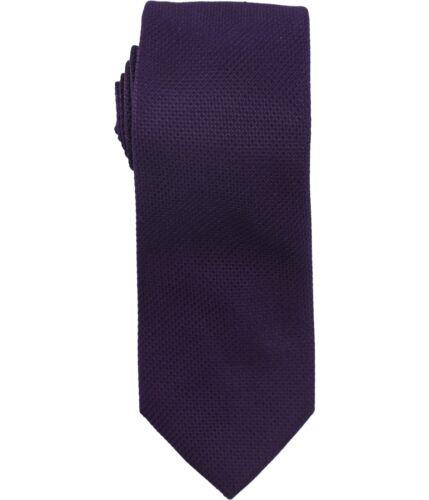 The Men's Store Mens Purple Solid Self-tied Necktie Purple One Size Y