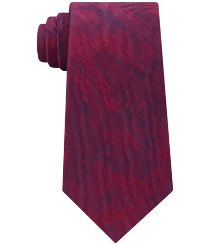 カルバン・クライン ネクタイ カルバンクライン Calvin Klein Mens Watercolor Self-tied Necktie Red One Size メンズ