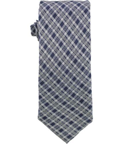 Tallia Mens Plaid Self-tied Necktie Blue One Size Y
