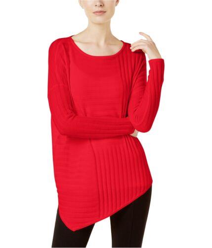 I-N-C Womens Asymmetrical Knit Sweater fB[X