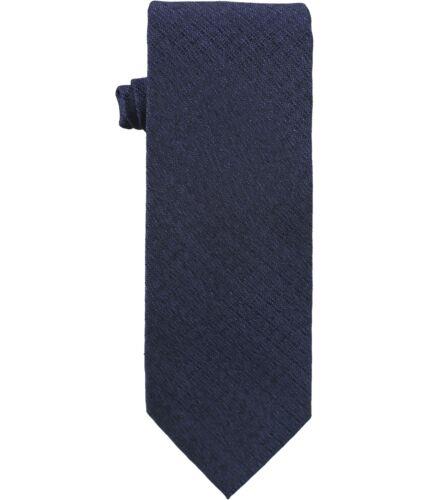 Tallia Mens Clayton Solid Self-tied Necktie Blue One Size Y