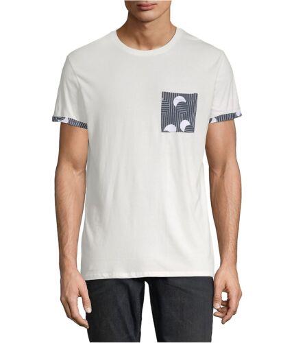 ֥ѥ Elevenparis Mens Pocket Basic T-Shirt Off-White Large 