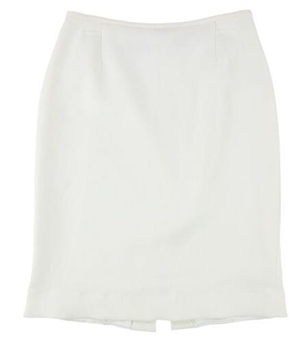 ^n Tahari Womens Basic Pencil Skirt Off-White 4P fB[X