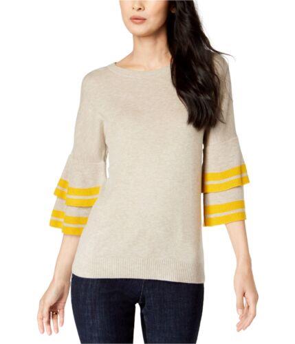 I-N-C Womens Tiered Sleeve Pullover Sweater fB[X