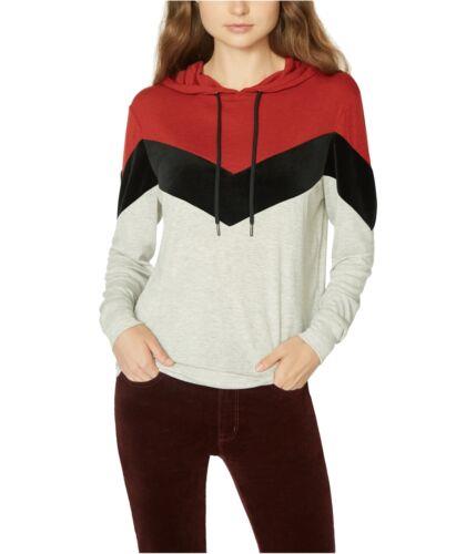 TN`A Sanctuary Clothing Womens Tri-Color Hoodie Sweatshirt Red Small fB[X