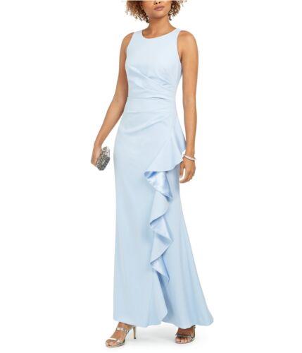  Vince Camuto Womens Ruffled Gown Dress Blue 2P ǥ