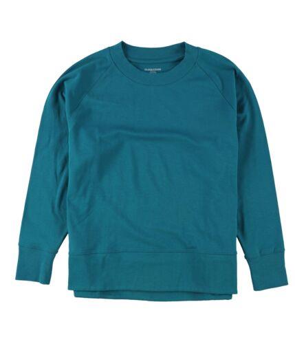 AC[tBbV[ Eileen Fisher Womens Solid Sweatshirt Blue PP fB[X