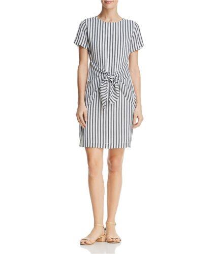 Dylan Gray Womens Striped Tie Front Peasant Dress Black 2 ǥ