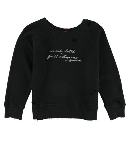n:philanthropy Womens Instagram Sweatshirt Black Small レディース