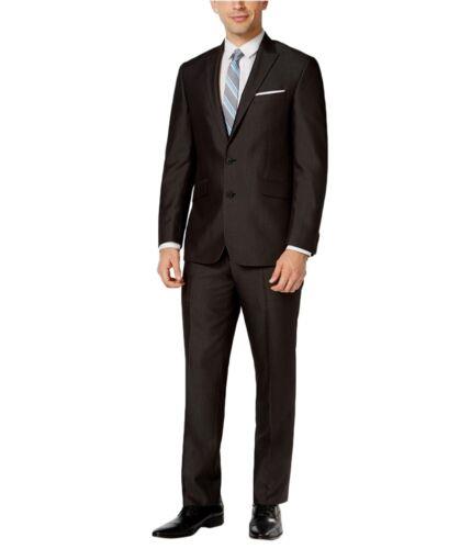 楽天サンガケネスコール Kenneth Cole Mens Black Micro Stripe Two Button Formal Suit メンズ