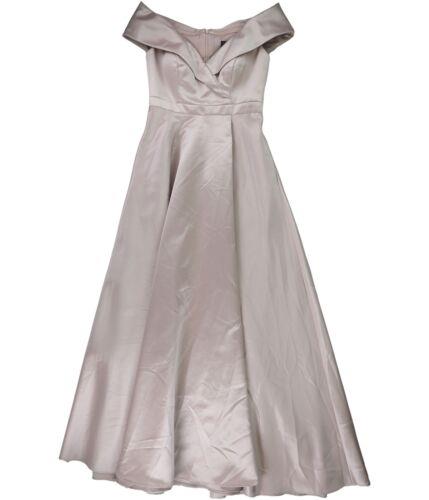 XSCAPE Womens Off The Shoulder Gown Dress Pink 2P ǥ