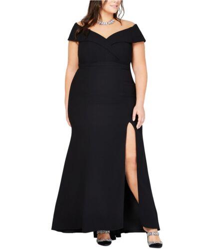 XSCAPE Womens Sweetheart Gown Dress Black 20W ǥ