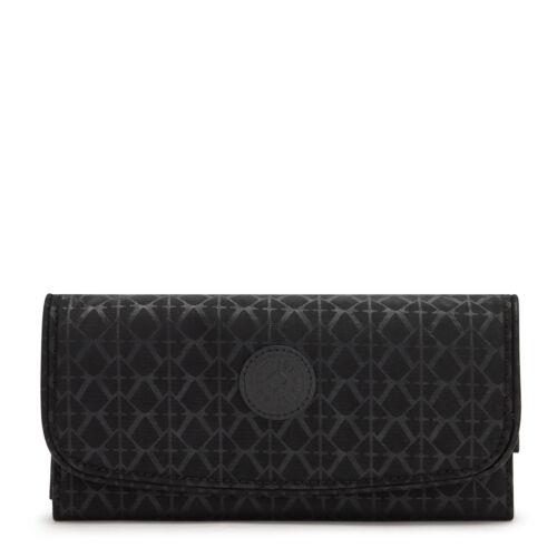 キプリング キプリング Kipling Women's Money Land Printed Organizer RFID Blocking Snap Wallet レディース