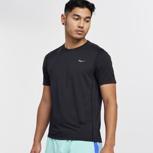 åˡ Saucony Men Stopwatch Short Sleeve T Shirt 