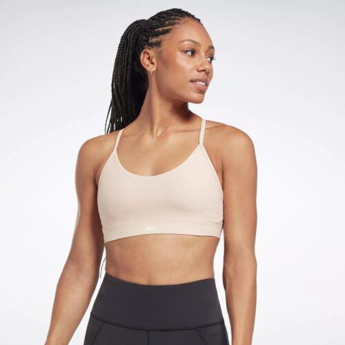 Reebok [{bN Lux Strappy Sports Bra fB[X