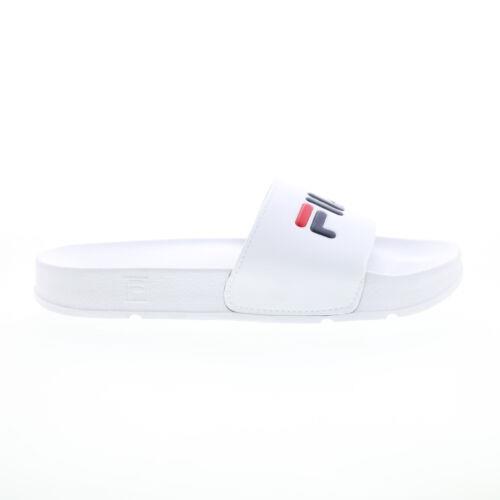 フィラ Fila Drifter 1VS10000-125 Mens White Synthetic Slip On Slides Sandals Shoes 7 メンズ