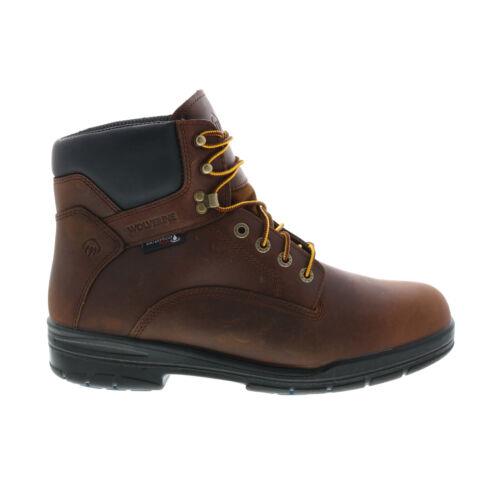 ウルヴァリン Wolverine DuraShocks Slip Resistant 6 W210048 Mens Brown Leather Work Boots メンズ