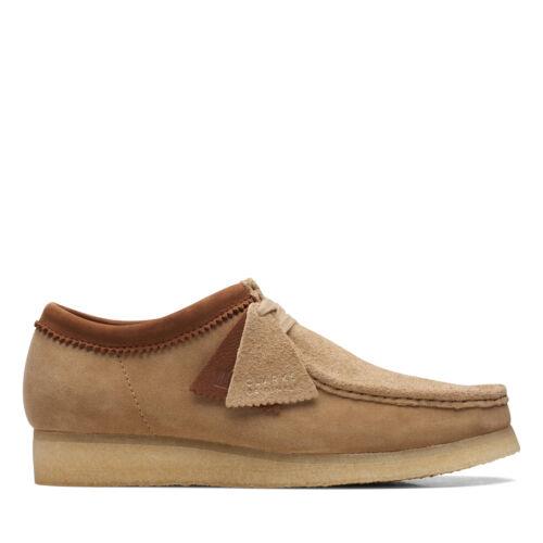 クラークス Clarks Wallabee 26170538 Mens Brown Suede Oxfords & Lace Ups Casual Shoes メンズ