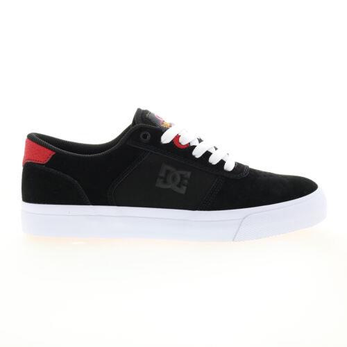 ǥ DC Teknic ADYS300763-BR2 Mens Black Canvas Skate Inspired Sneakers Shoes 