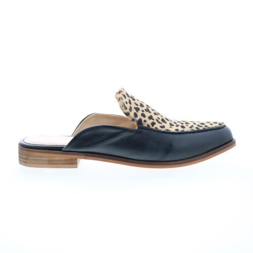 ディーバ Diba True Art Easel 10616 Womens Black Leather Slip On Mule Flats Shoes レディース