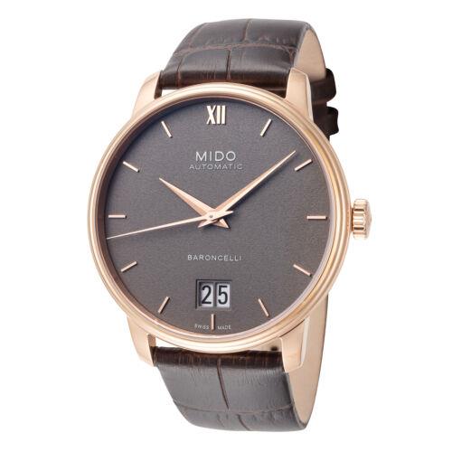 Mido Men s M0274263608800 Baroncelli 40mm Automatic Watch メンズ