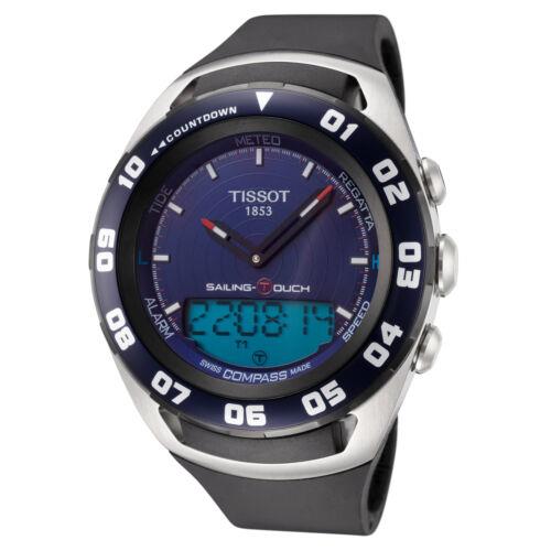 ティソ Tissot Men 039 s T056.420.27.041.00 Sailing Touch 45mm Quartz Watch メンズ