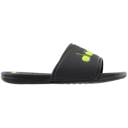 ディアドラ Diadora Serifos Plus Slides Mens Black Casual Sandals 174663-C0004 メンズ