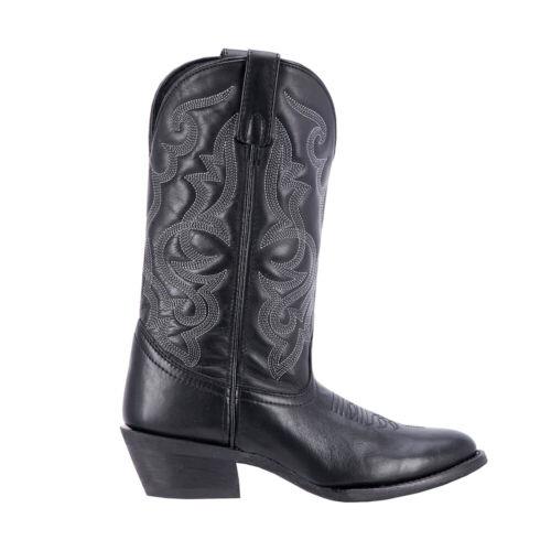 ラレド Laredo Maddie Embroidered Round Toe Cowboy Womens Black Casual Boots 51110 レディース