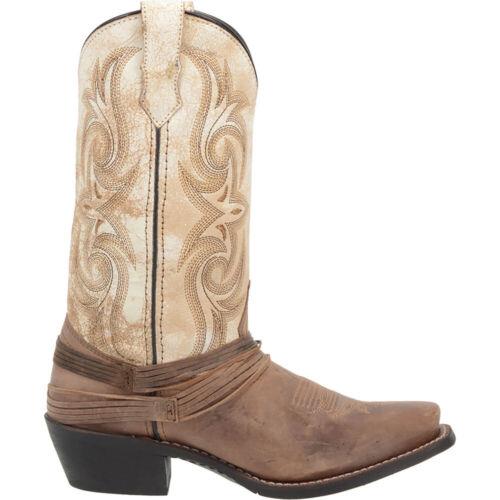 ラレド Laredo Myra Embroidery Square Toe Cowboy Womens Brown Dress Boots 51091 レディース
