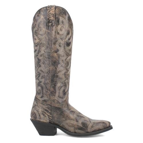 ラレド Laredo Twyla Snip Toe Cowboy Womens Black Casual Boots 52223 レディース