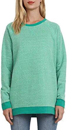 SWIWOEL Swiwoel Green Sweatshirts Fashion Hoodies Sweatshirts Womens Size Large レディース