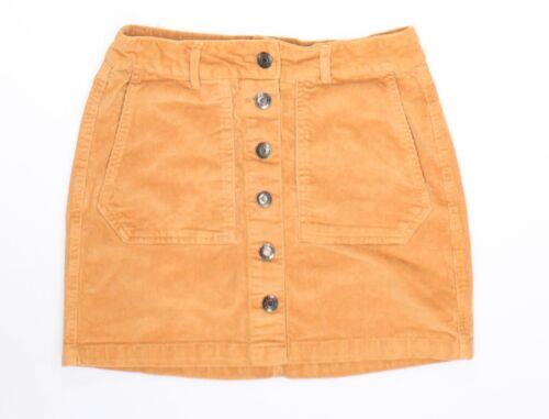 Wild Pair Womens Orange Skirts Size 6 (SW-7135721) fB[X