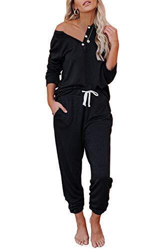 AUTOMET 2 Piece Outfits Fall Clothes for Women 2023 Lounge Sets Pajamas Sets レディース