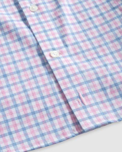 ˡ  johnnie-O Rylen Performance Button Up Shirt Calypso/L Pink 