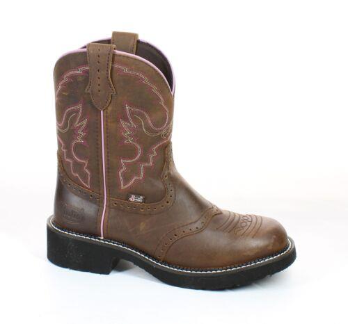 ジャスティン ジャスティン Justin Womens Gypsy Brown Work & Safety Boots Size 10 (7669429) レディース