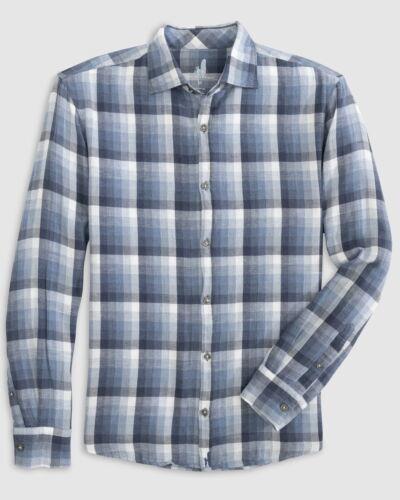 ジョニー オー johnnie-O Roth Featherweight Button Up Shirt Wake Size XL MC-7442413 メンズ