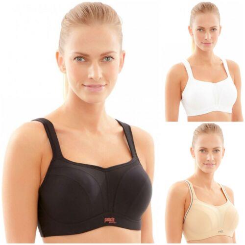 パナシェ Panache Womens High Impact Underwired Sports Bra Black 36H レディース