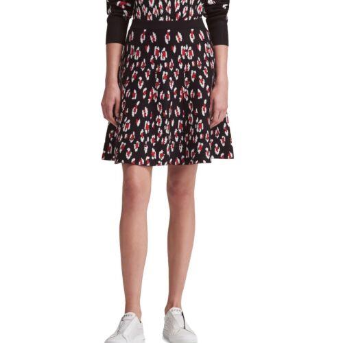 fB[P[GkC DKNY NEW Women's Leopard-print Pull On Knit A-Line Skirt TEDO fB[X
