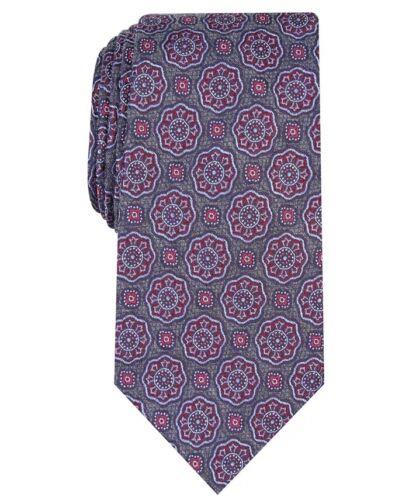 Tasso Elba Men's Como Medallion Tie Navy Size Regular Y