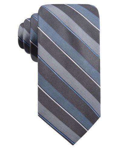 Ryan Seacrest Distinction Men's Bragg Slim Stripe Tie Blue Size Regular Y