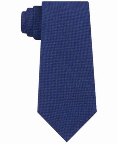 fB[P[GkC DKNY Men's Micro Texture Skinny Slim Silk Neck Tie Blue Size Regular Y