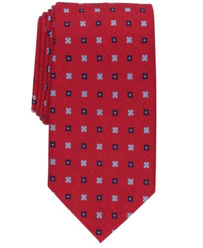 Club Room Men's Orme Geometric Classic Tie Red Size Regular Y