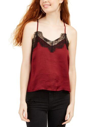 ファイア Love Fire Women's Juniors' Lace-Trim Camisole Wine Size Extra Small レディース