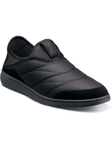 フローシャイム FLORSHEIM Mens Black Pull-Tab Java Round Toe Wedge Slip On Flats Shoes 10.5 M メンズ