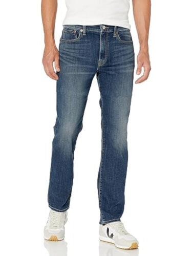 ラッキー LUCKY BRAND Mens Blue Flat Front Straight Leg Slim Fit Denim Jeans 28W30L メンズ