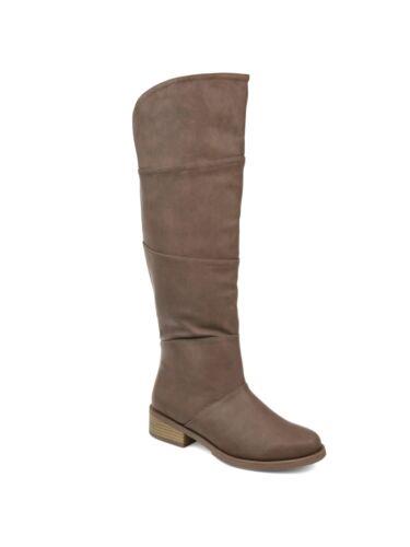 ジュルネ コレクション JOURNEE COLLECTION Womens Brown Comfort Vanesa Round Toe Block Heel Boots 8 XWC レディース